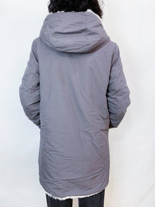 RINO E PELLE | Parka double face Grigio/beige