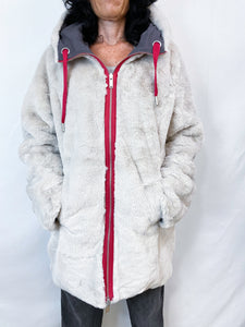 RINO E PELLE | Parka double face Grigio/beige