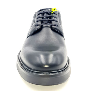 AMBITIUS PINKA Derby Shoe in pelle nera L42