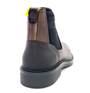 AMBITIUS PINKA Chelsea Boot pelle marrone L40