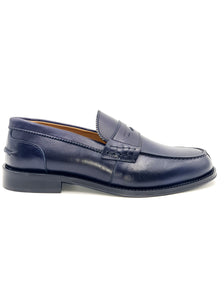 EXTON Mocassino College Uomo Classico Vitello Blu S19