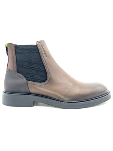 AMBITIUS PINKA Chelsea Boot pelle marrone L40